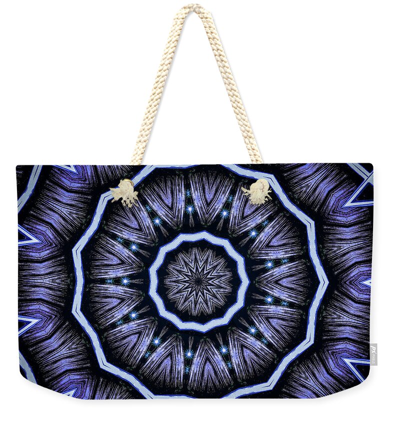 Into the Depths of the Void Mandala Kaleidoscope - Weekender Tote Bag