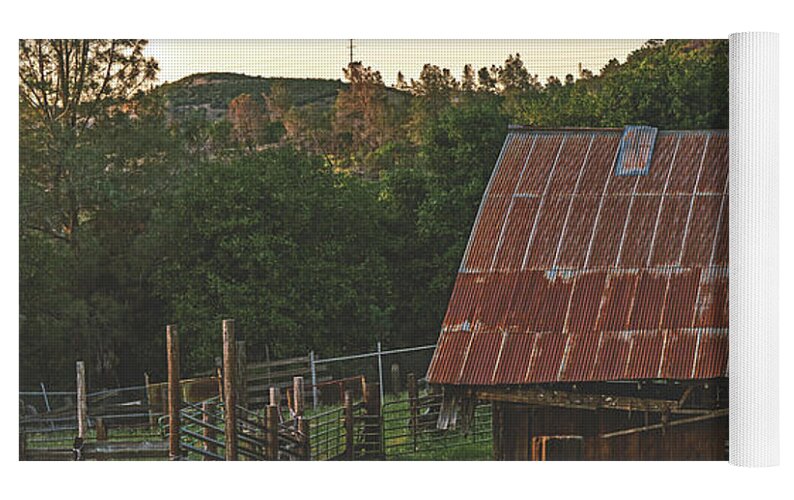 Ladnscape of an Old Barn - Yoga Mat