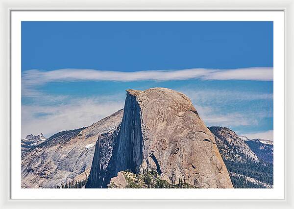 Landscape of Magical Half Dome Mountain - Framed Print