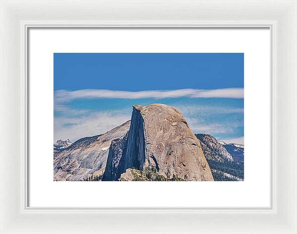 Landscape of Magical Half Dome Mountain - Framed Print