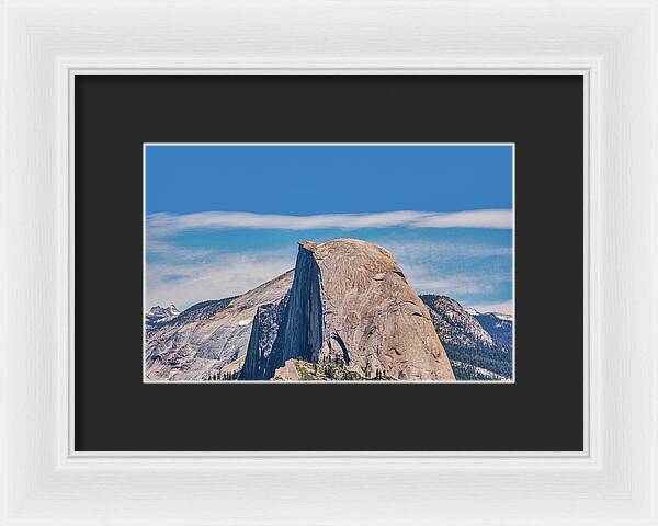 Landscape of Magical Half Dome Mountain - Framed Print