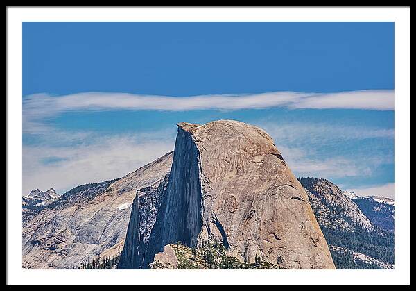 Landscape of Magical Half Dome Mountain - Framed Print