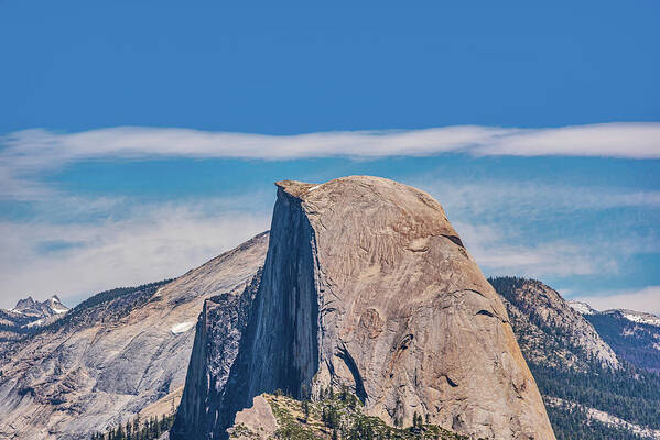 Landscape of Magical Half Dome Mountain - Art Print