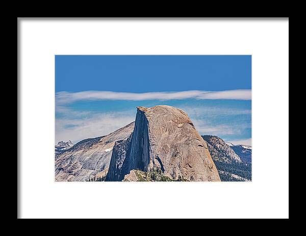 Landscape of Magical Half Dome Mountain - Framed Print