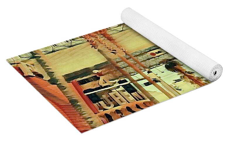 Las Vegas Nevada Old Strip Art - Yoga Mat