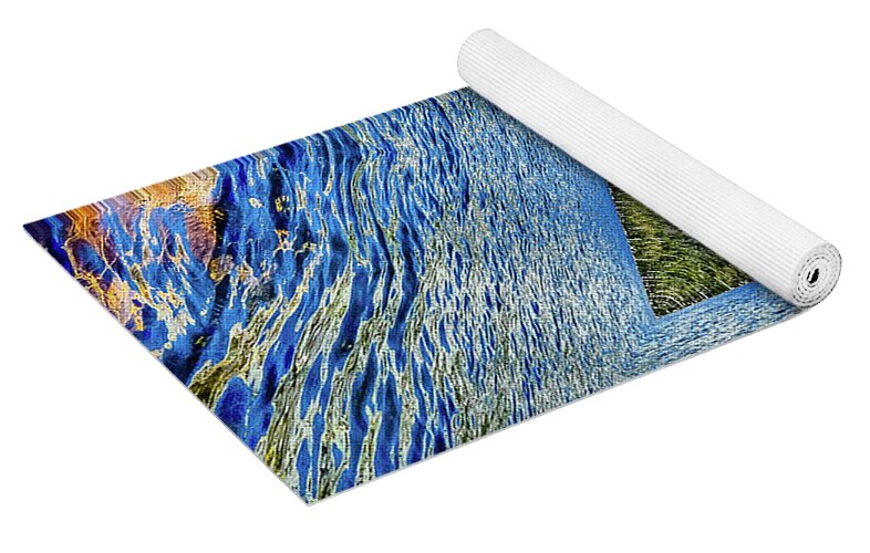 Legend Triangle Water Ripples Design - Yoga Mat