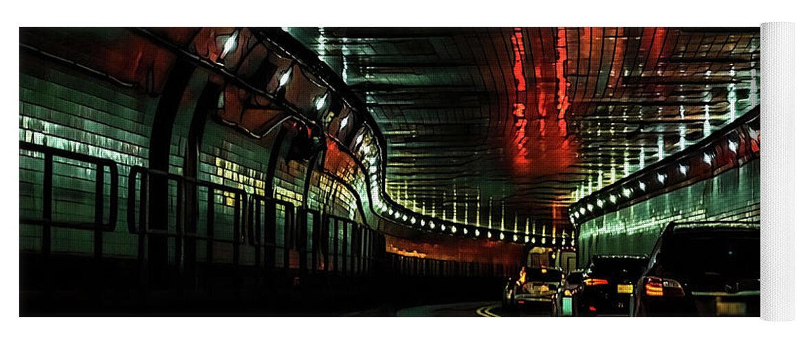 Lincoln Tunnel Show of Lights - Yoga Mat