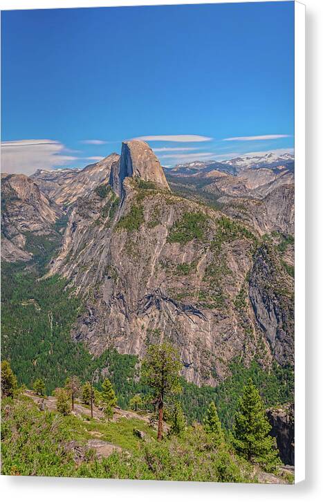Magical Mountains in Glacier Point - Half Dome - Canvas Print