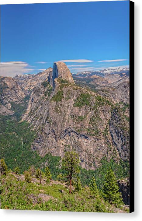 Magical Mountains in Glacier Point - Half Dome - Canvas Print