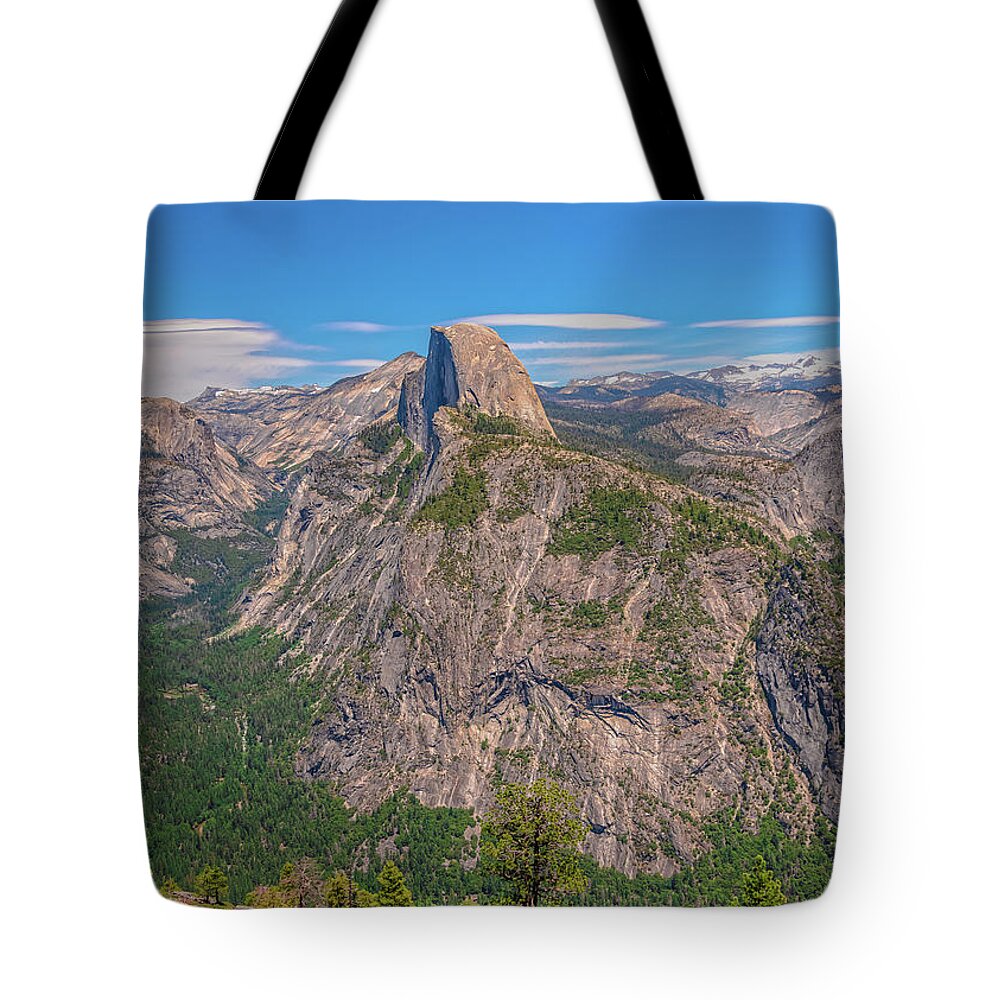 Magical Mountains in Glacier Point - Half Dome - Tote Bag