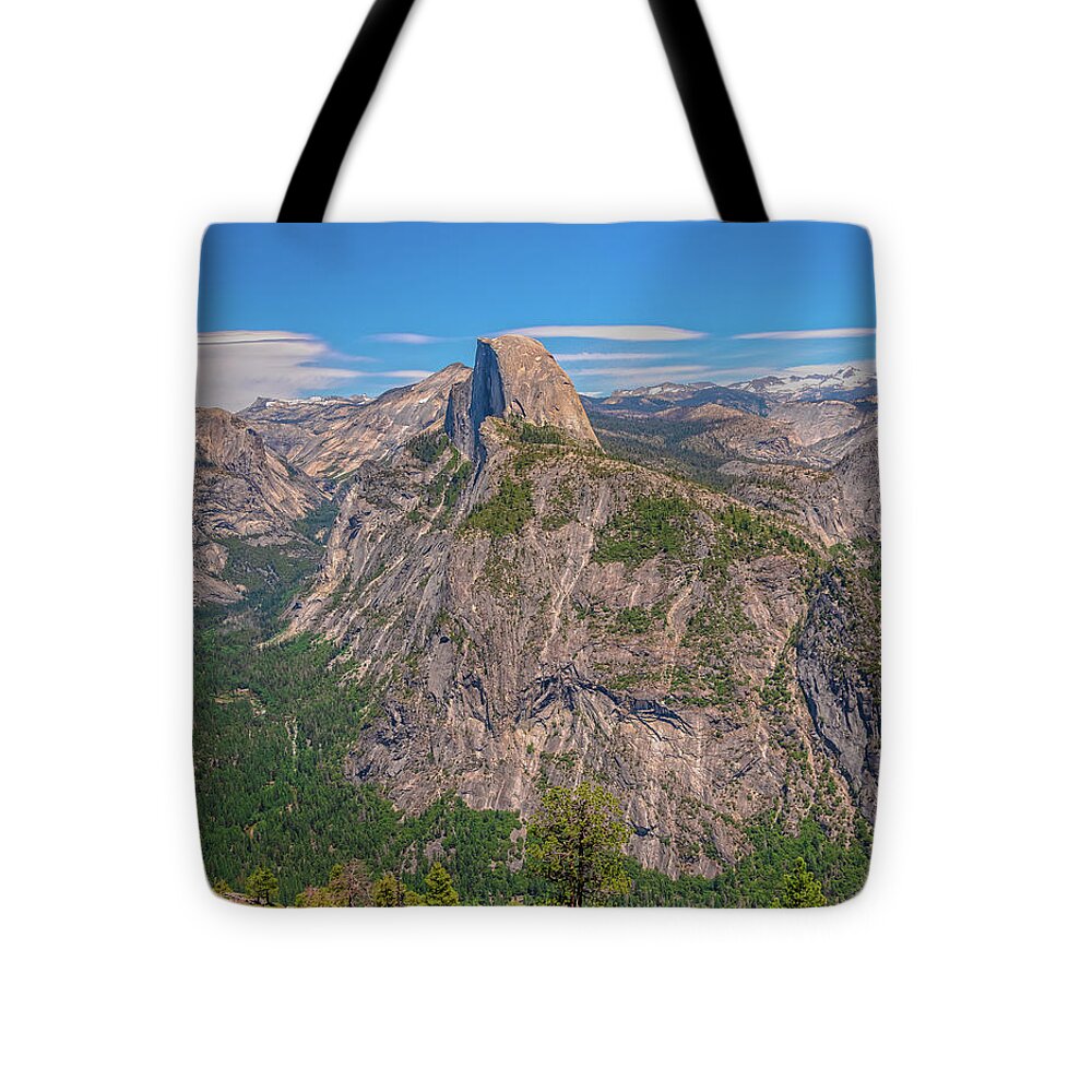 Magical Mountains in Glacier Point - Half Dome - Tote Bag