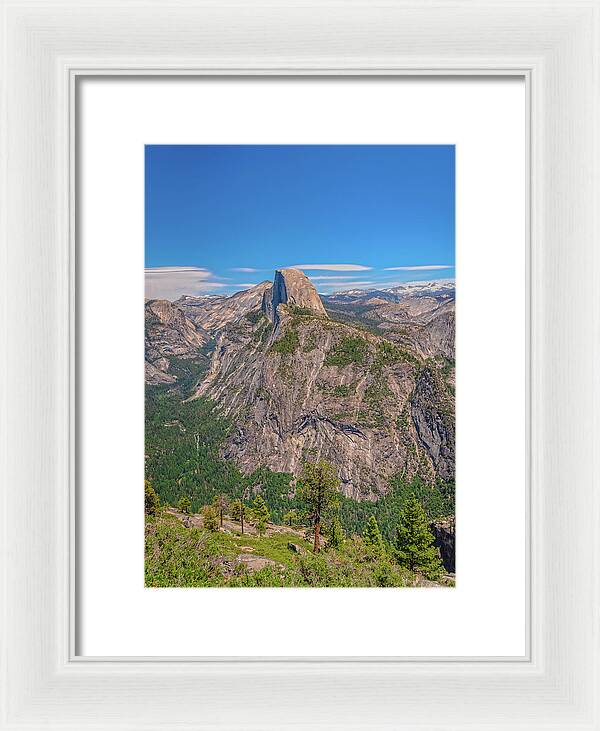 Magical Mountains in Glacier Point - Half Dome - Framed Print