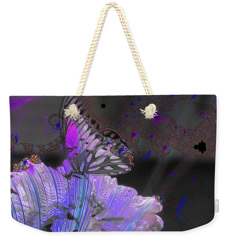 Magical Purples Butterfly Art - Weekender Tote Bag