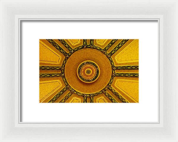 Majestic Ceiling design - Framed Print