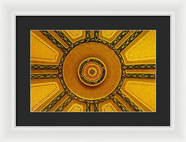 Majestic Ceiling design - Framed Print