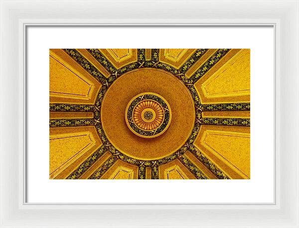 Majestic Ceiling design - Framed Print