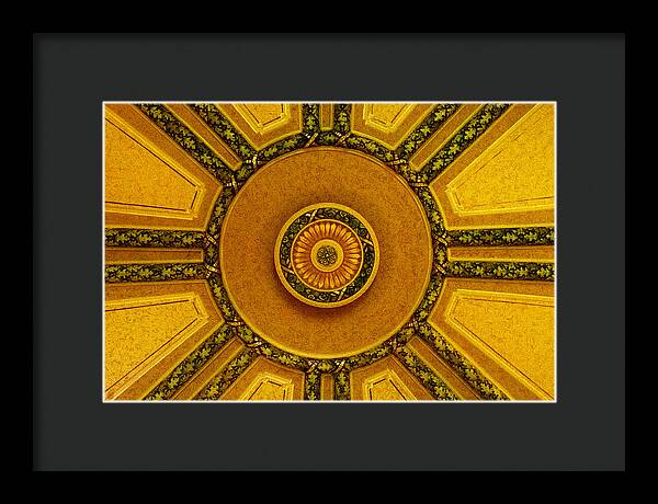 Majestic Ceiling design - Framed Print