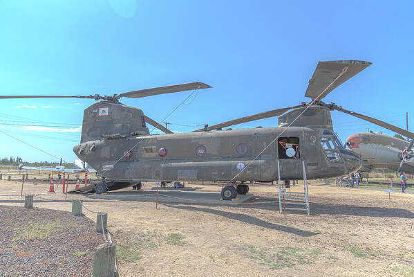 Military Air Craft Displayed At Castle Air Force - Art Print