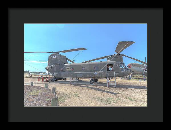 Military Air Craft Displayed At Castle Air Force - Framed Print