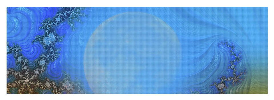 Moon Magic Fractals Design - Yoga Mat