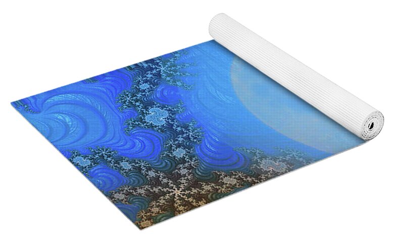 Moon Magic Fractals Design - Yoga Mat