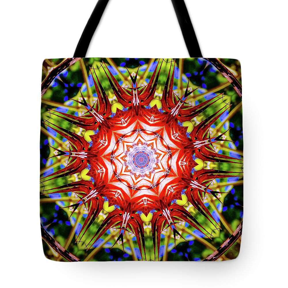 Nature's Fragments Mandala - Tote Bag