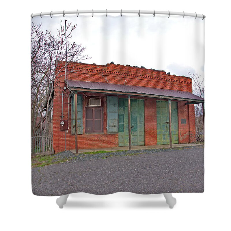 Original US Post Office and Store in Chinese Camp 1854 - Shower Curtain