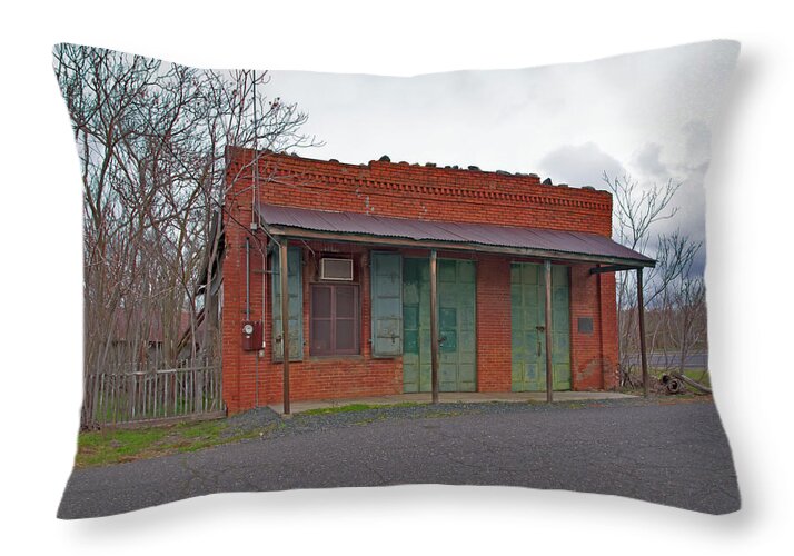 Historic Chinese Camp Building - Throw Pillow