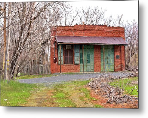Original US POST OFFICE in Chinese Camp - Metal Print