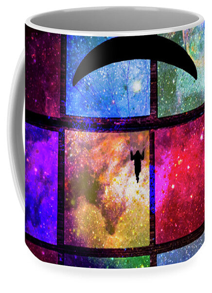 Paragliding Silhouette and Boxed Art - Mug