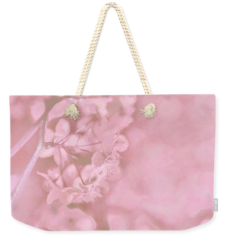 Pink Flowers Background Artistic Backdrop - Weekender Tote Bag