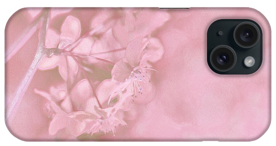 Pink Flowers Background Artistic Backdrop - Phone Case