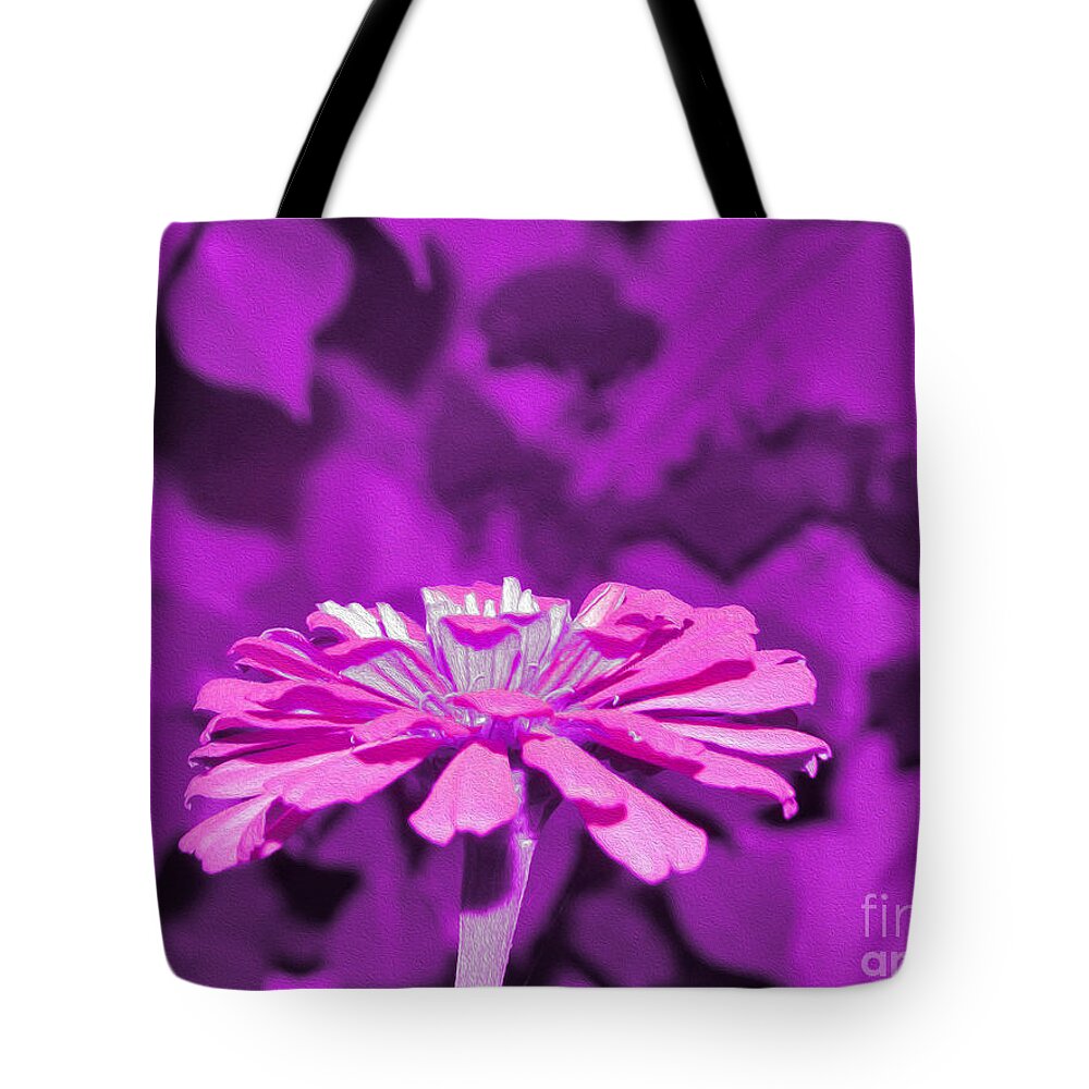Purple Art Flower - Tote Bag