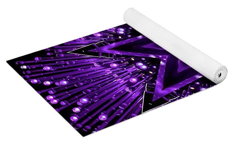 Purple StarsShine Mandala - Yoga Mat