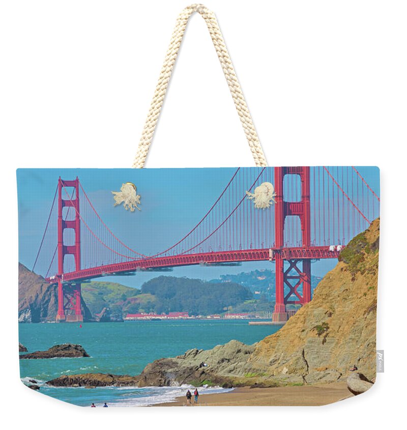 San Francisco Golden Gate at Baker Beach - Weekender Tote Bag