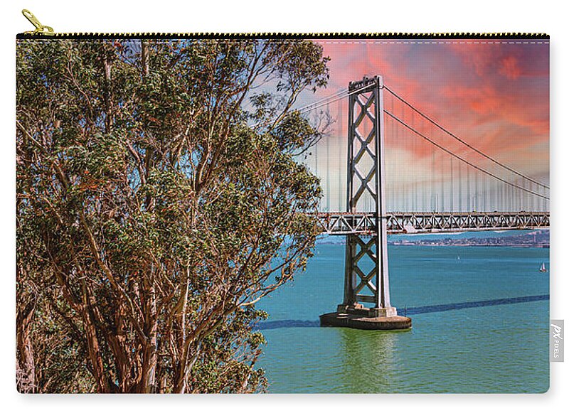 San Francisco Oakland Bay Bridge 2 - Zip Pouch