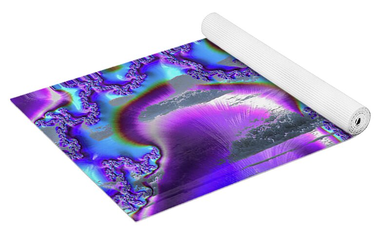 Silhouette of Couple in the Beach Artistic Image - Yoga Mat