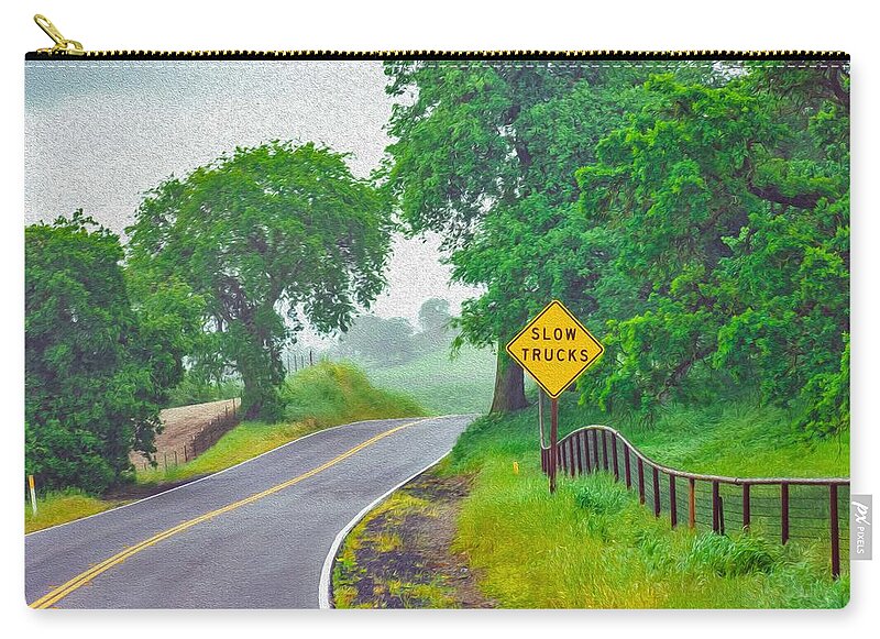 Slow Trucks - Nature California Landscape - Zip Pouch
