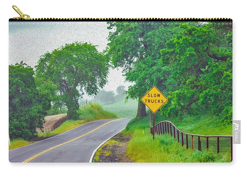 Slow Trucks - Nature California Landscape - Zip Pouch