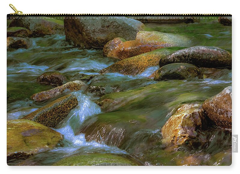 Smooth Paint Rushing Waters - Zip Pouch