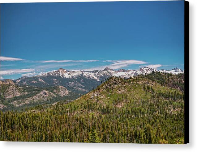 Snowy Yosemite Landscape Scene - Canvas Print
