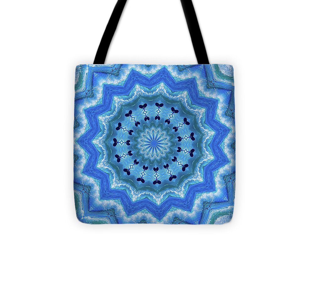 Soft colors hearts mandala - Tote Bag