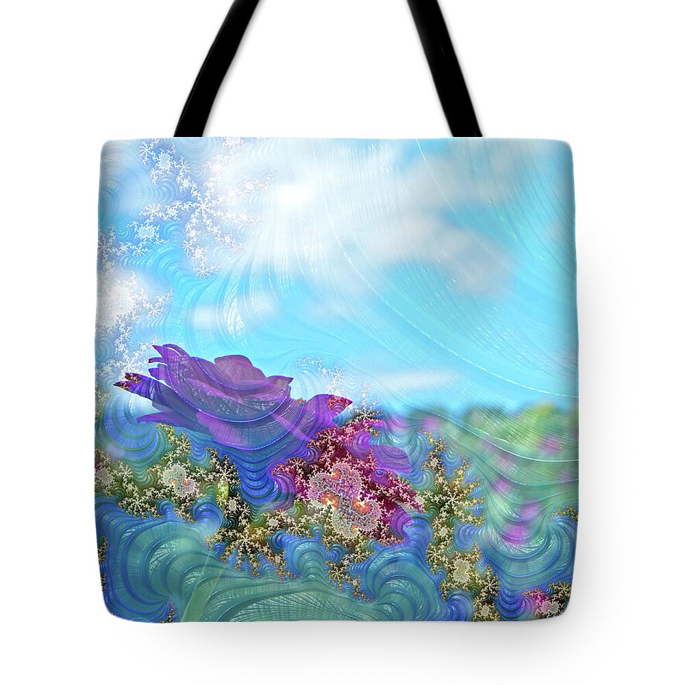 Soft Design Of a Flower Garden - Tote Bag