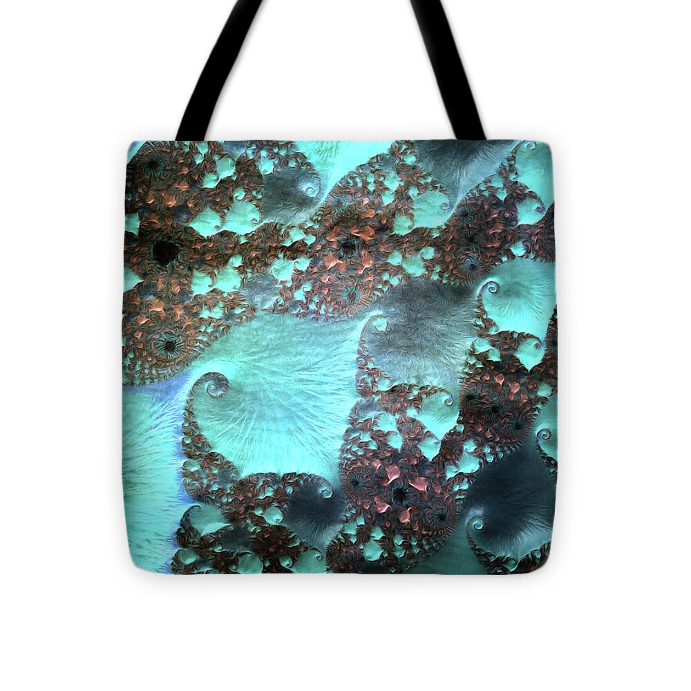 Spirals of Blues - Tote Bag