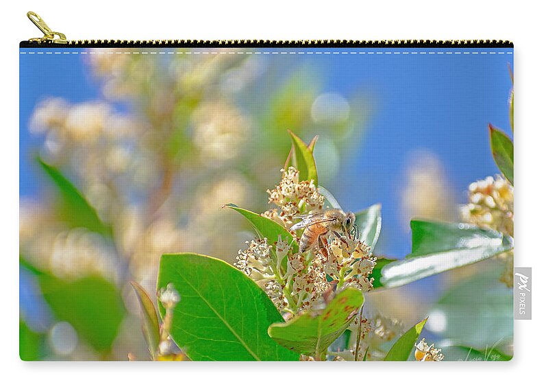 Sunny Morning of a Busy Bee - Zip Pouch