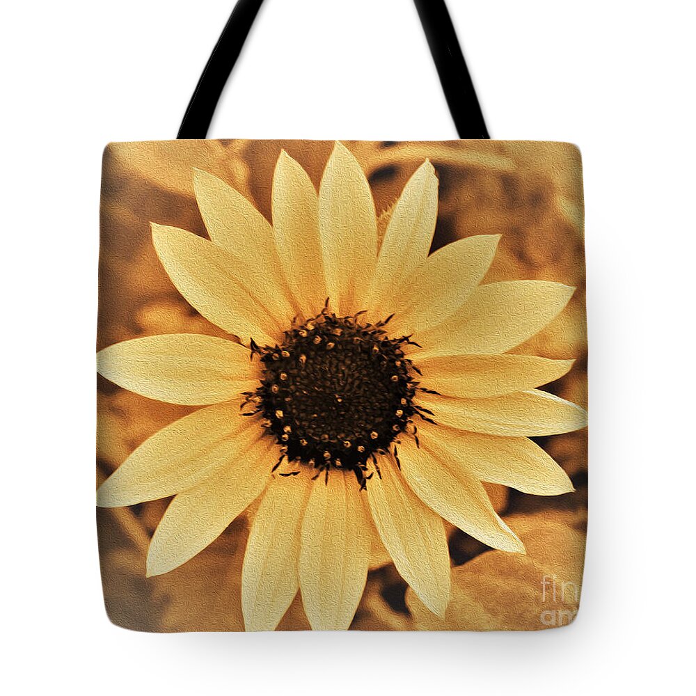 Sunny Sunflower Painting Art - Tote Bag