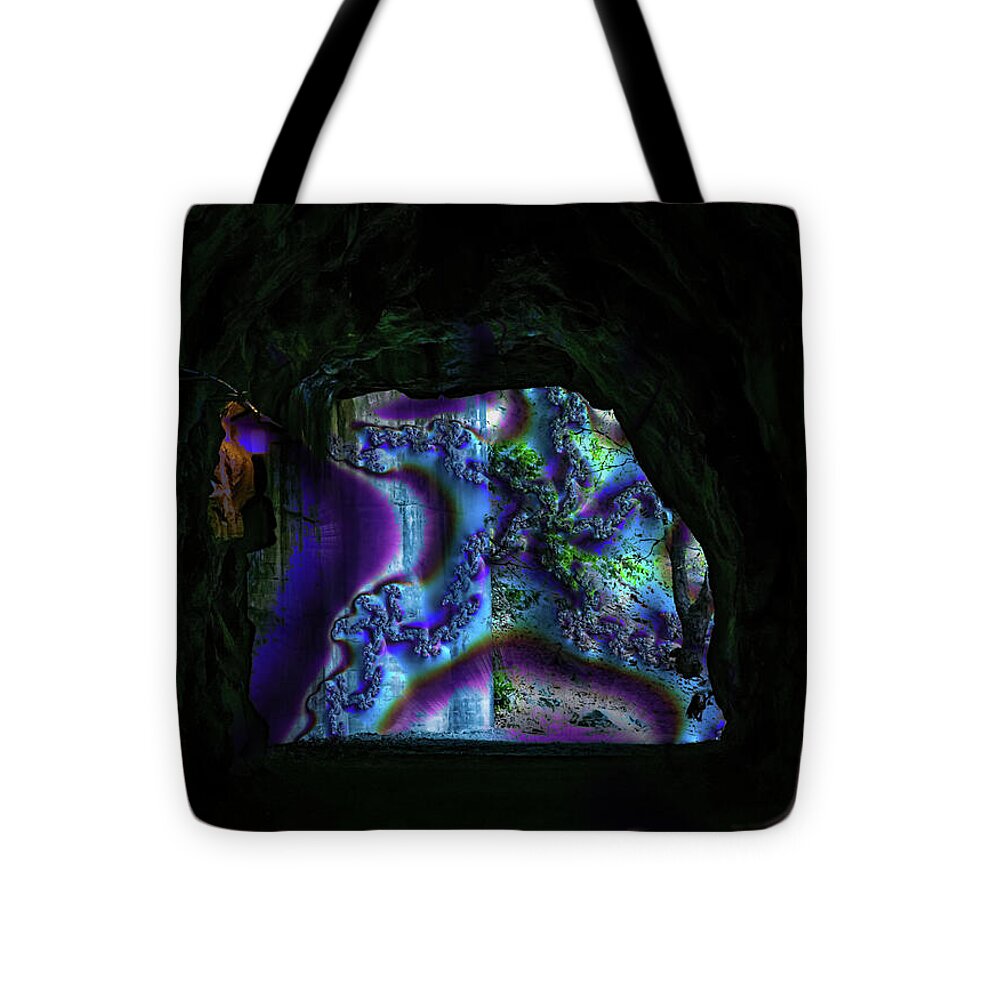 Through the cave out of the Matrix - Tote Bag
