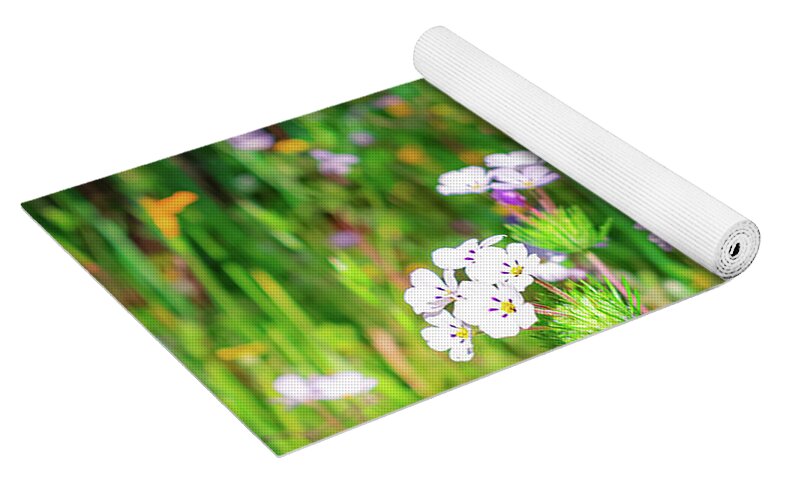 Tiny Flowers in the Meadow - Yoga Mat