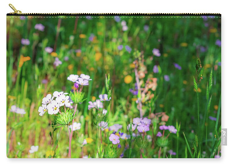 Tiny Flowers in the Meadow - Zip Pouch