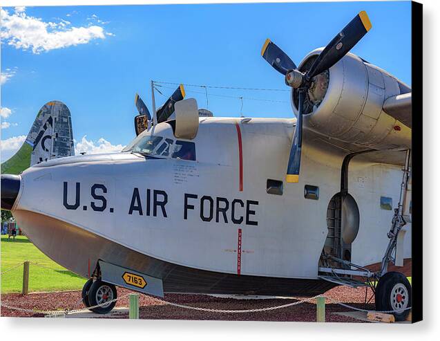 U.S. Air Force Aircraft Castle Air Force Base - Canvas Print